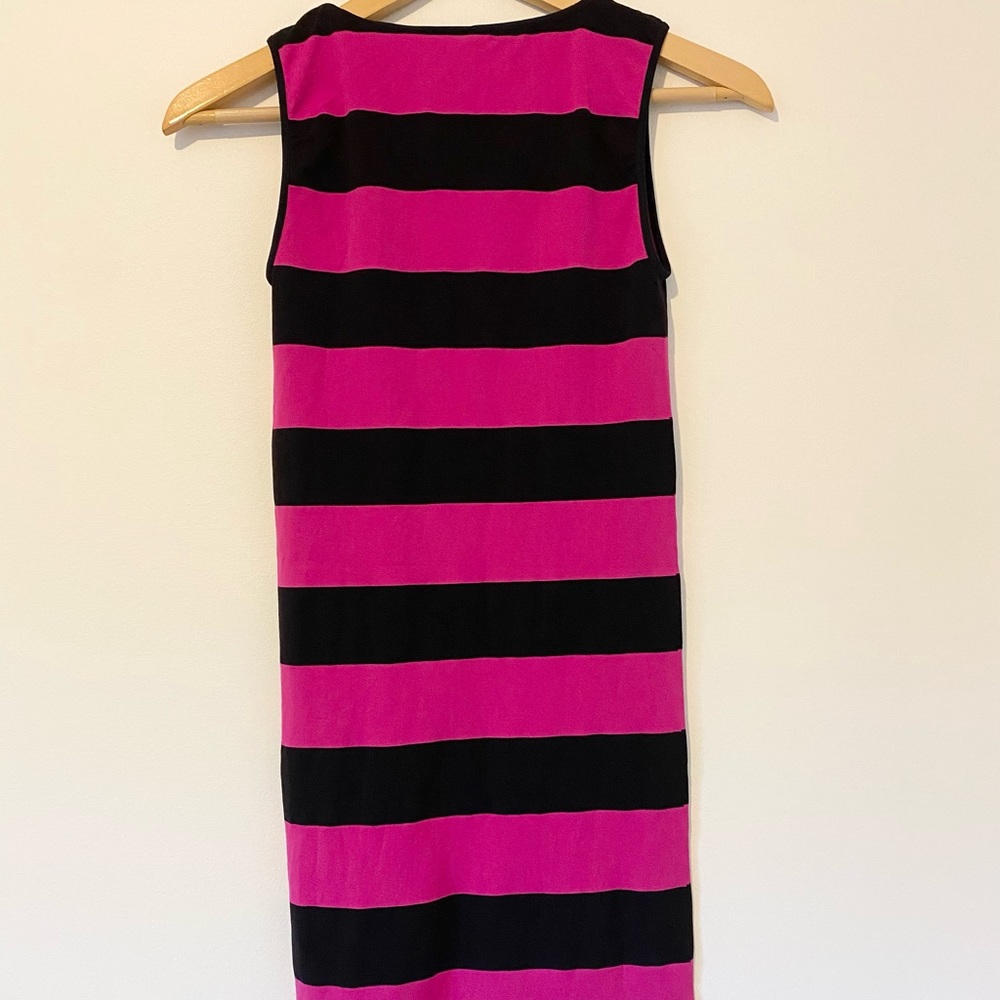 2b Bebe Bodycon Striped Dress Small - Picture 4 of 6